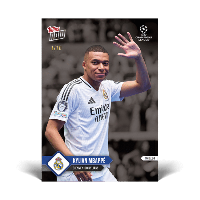 Kylian Mbappé - Bienvenido Kylian! - 24/25 UCL TOPPS NOW® Card 141