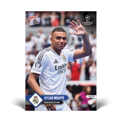 Kylian Mbappé - Bienvenido Kylian! - 24/25 UCL TOPPS NOW® Card 141