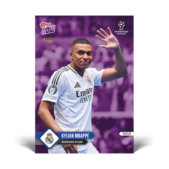 Kylian Mbappé - Bienvenido Kylian! - 24/25 UCL TOPPS NOW® Card 141