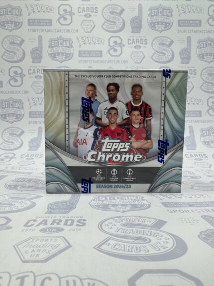 2024/25 Topps Chrome UEFA Club Competitions Jumbo Box