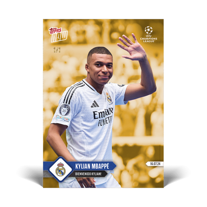 Kylian Mbappé - Bienvenido Kylian! - 24/25 UCL TOPPS NOW® Card 141